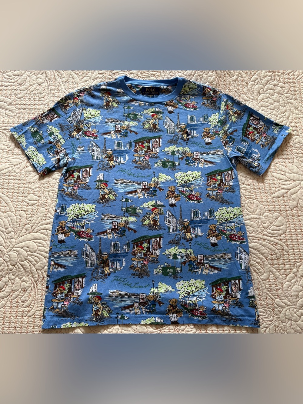 Polo Ralph Lauren Paris Bear Print Tee